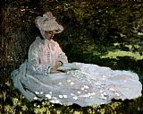 Claude Monet A Woman Reading